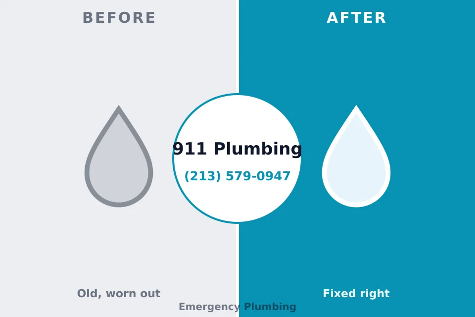 Before and after: plumbing company Gorman, NC